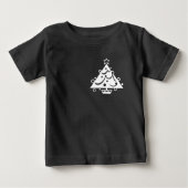 Weihnachtsbaum mit Star Black and White Shirt (Vorderseite)