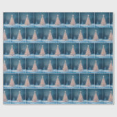 Weihnachtsbaum mit Stern Geschenkpapier (Flach)