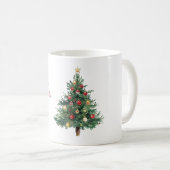 Weihnachtsbaum mit Stern Kaffeetasse (VorderseiteRechts)