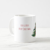 Weihnachtsbaum mit Stern Kaffeetasse (Vorderseite Links)