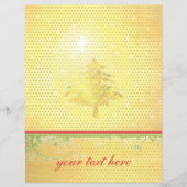 Weihnachtsbaum mit Sternen Flyer (Vorne)