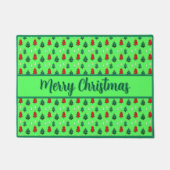 Weihnachtsbaum mit sternenüberragenden nahtlosen M Fußmatte (Vorderseite)