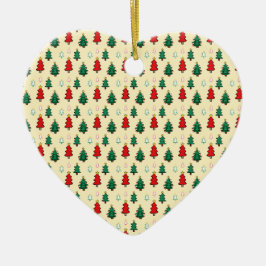 Weihnachtsbaum mit sternenüberragenden nahtlosen M Keramik Ornament