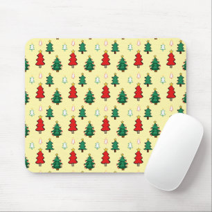 Weihnachtsbaum mit sternenüberragenden nahtlosen M Mousepad