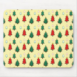 Weihnachtsbaum mit sternenüberragenden nahtlosen M Mousepad
