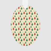 Weihnachtsbaum mit sternenüberragenden nahtlosen M Ornament (Vorderseite)