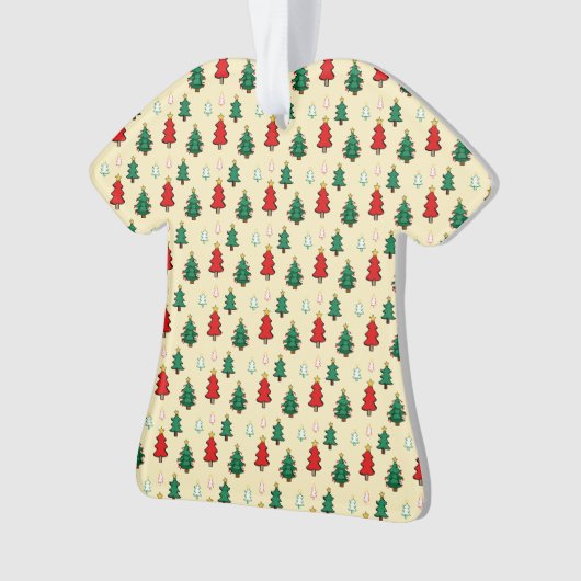 Weihnachtsbaum mit sternenüberragenden nahtlosen M Ornament (Vorderseite)