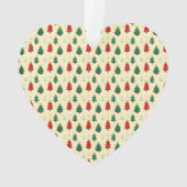 Weihnachtsbaum mit sternenüberragenden nahtlosen M Ornament (Rückseite)