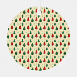 Weihnachtsbaum mit sternenüberragenden nahtlosen M Ornament Aus Metall