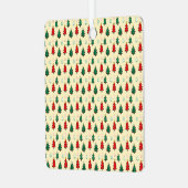 Weihnachtsbaum mit sternenüberragenden nahtlosen M Ornament Aus Metall (Vorderseite links)