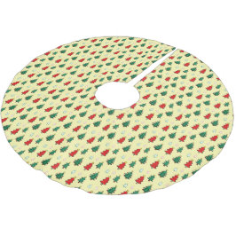 Weihnachtsbaum mit sternenüberragenden nahtlosen M Polyester Weihnachtsbaumdecke