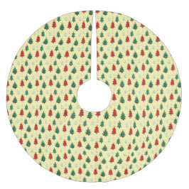 Weihnachtsbaum mit sternenüberragenden nahtlosen M Polyester Weihnachtsbaumdecke