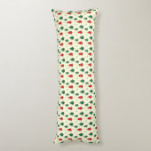 Weihnachtsbaum mit sternenüberragenden nahtlosen M Seitenschläferkissen (Rückseite (Vertikal))