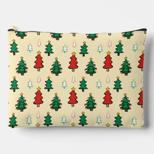 Weihnachtsbaum mit sternenüberragenden nahtlosen M Zubehörtasche (Vorderseite)