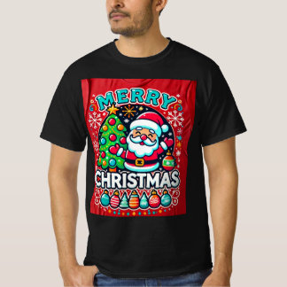 Weihnachtsbaum mit T - Shirt und Satin