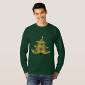 Weihnachtsbaum mit Ziermännchen T-Shirt (Vorne ganz)