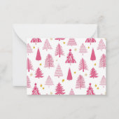 Weihnachtsbaum Mitteilungskarte (Vorderseite)