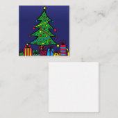 Weihnachtsbaum Mitteilungskarte (Vorne/Hinten)