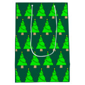 Weihnachtsbaum Mittlere Geschenktüte (Rückseite)