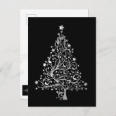Weihnachtsbaum Modern Postkarte (Vorne/Hinten)