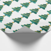 Weihnachtsbaum modern stilvoll geschenkpapier (Ecke)