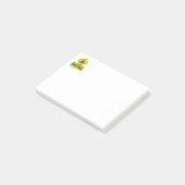Weihnachtsbaum Modernes Weihnachtsstraßen-Warnschi Post-it Klebezettel (angewinkelt)