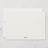 Weihnachtsbaum-Monogramm-Foto Weihnachtskarten Feiertagskarte (Rückseite)