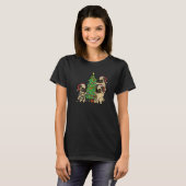 Weihnachtsbaum-Mops-Hund T-Shirt (Vorne ganz)