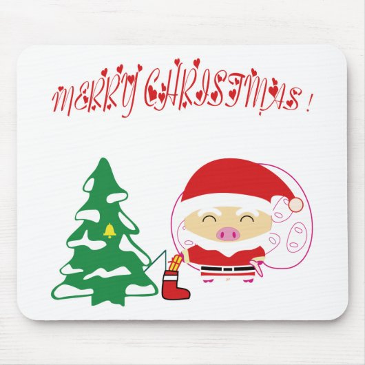 Weihnachtsbaum Mousepad (Vorne)