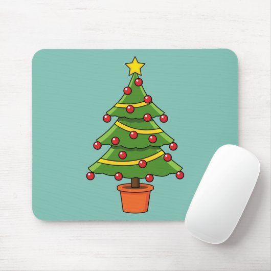 Weihnachtsbaum Mousepad (Mit Mouse)