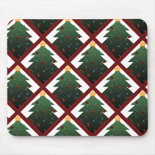 Weihnachtsbaum Mousepad (Vorne)