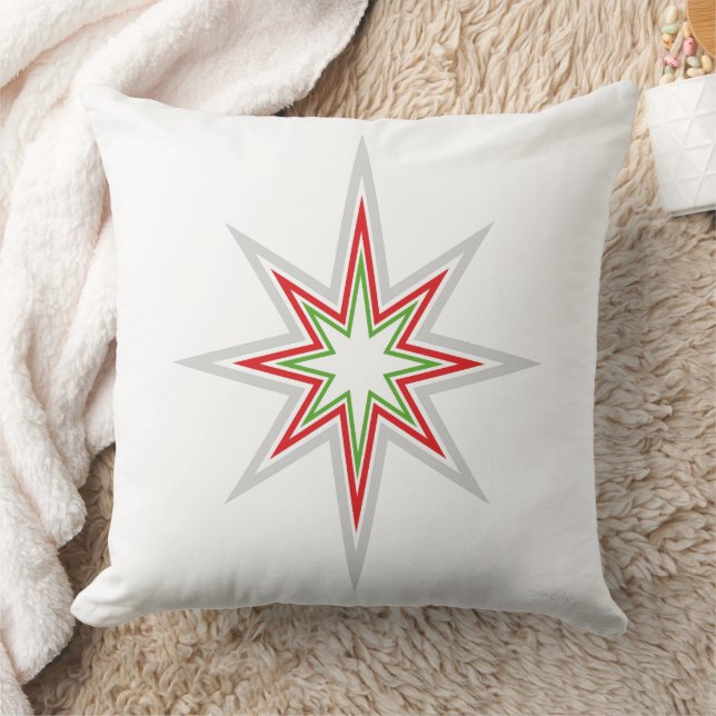 Weihnachtsbaum - MultiColor-GreenB Kissen (Decke)