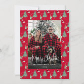 Weihnachtsbaum Musik Weinkeller Foto Feiertagskarte (Vorderseite)