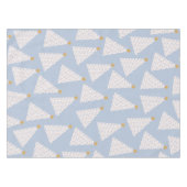 Weihnachtsbaum Muster Blau Tischdecke (Vorderseite (Horizontal))