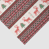 Weihnachtsbaum-Muster für Rentiere | Urlaub Seidenpapier (Ausschnitt)