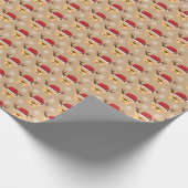 Weihnachtsbaum-Muster Geschenkpapier (Ecke)