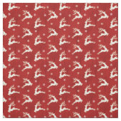 Weihnachtsbaum Muster Gold Red Stoff (Muster)