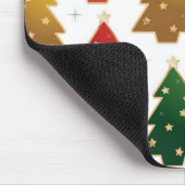 Weihnachtsbaum-Muster Mousepad (Ecke)