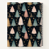 Weihnachtsbaum Muster Rezept Notebook Notizblock (Rückseite)