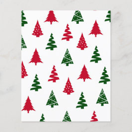 Weihnachtsbaum Muster Scrapbook Paper