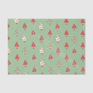 Weihnachtsbaum-Muster Seidenpapier
