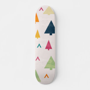 Weihnachtsbaum-Muster Skateboard