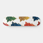 Weihnachtsbaum-Muster Skateboard (Horizontal)