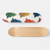 Weihnachtsbaum-Muster Skateboard (Horizontal)