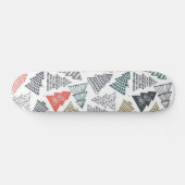 Weihnachtsbaum-Muster Skateboard (Horizontal)