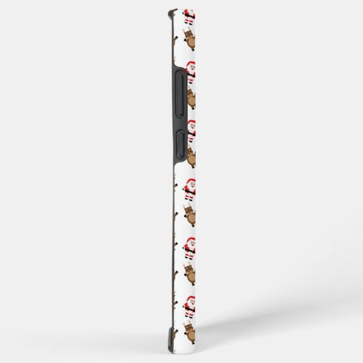 Weihnachtsbaum-Muster White Samsung Galaxy Hülle (Rechte Seite)