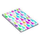 Weihnachtsbaum-Musterheft Notizblock (Rechte Seite)