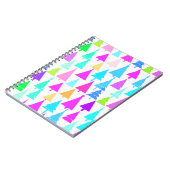 Weihnachtsbaum-Musterheft Notizblock (Linke Seite)