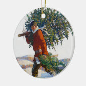 Weihnachtsbaum | N.C. Wyeth Keramik Ornament (Links)