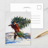 Weihnachtsbaum | N.C. Wyeth Postkarte